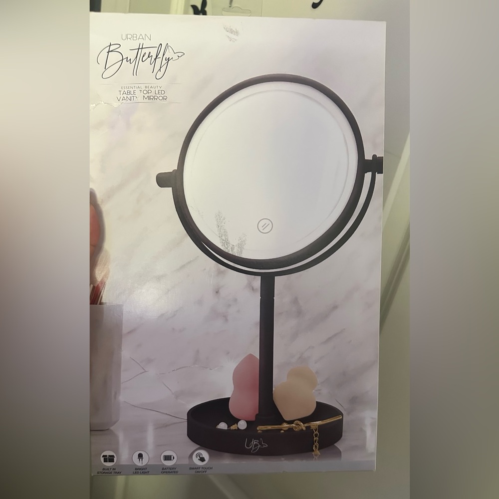 Vanity Battery Operated Mirror